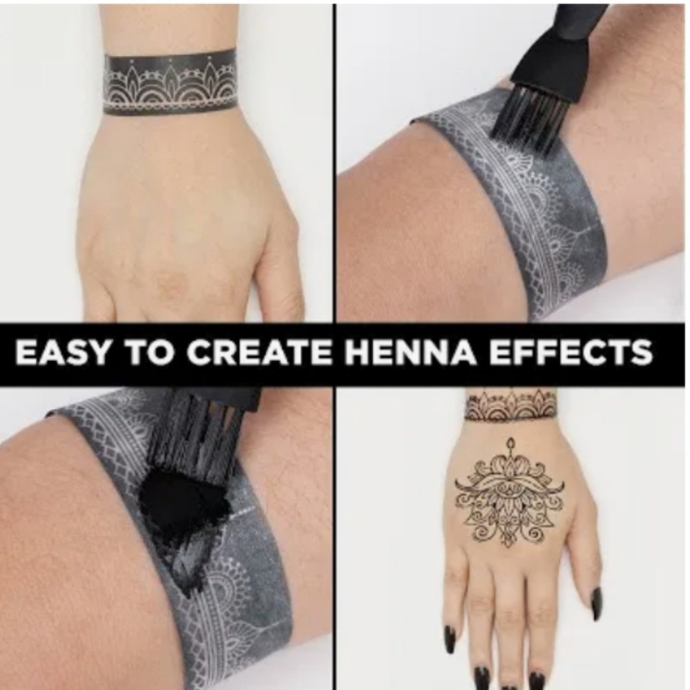 Henna Effects Body Art Paint Kit Tulip Body Art Cosmetics Tattoo - Picture 5 of 7